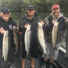 My son and son in law a great fishing trip  - Rick Peterson 