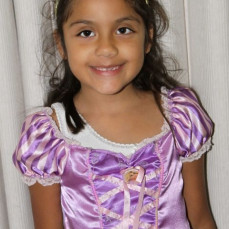 Soledad at the Girl Scout Princess Party in September. We miss you very much princess. Rest in peace.  - Vickie & Savannah