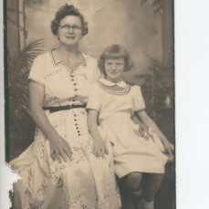 Young Kathy with her mother Lillian - Patti Hovland-Saunders