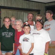 Grandma surrounded my many of her grandchildren. - Susan Bolte