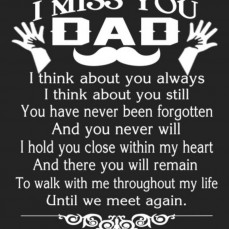 Happy Birthday, Dad.  Miss you every day... - Sean