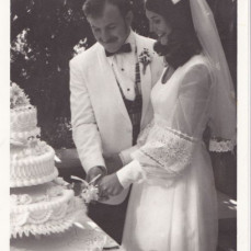 Doug and Kathy's marriage September 9, 1972 - Kathy Stewart  