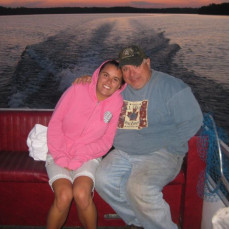 This is a great memory I have with my Dad. We were always fishing together and enjoying nature. He will forever be in my heart. He inspired me to learn and keep trying in everything I do. I love my Dad so much and I am so thankful for the the amazing memories we have together.  - Chelsea Ballas