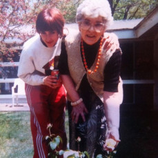 Granny and me, circa 1997, around Mother's Day.  - Liz Merfeld