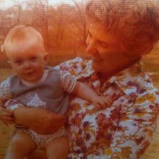 Me and Granny, circa 1977.  - Liz Merfeld