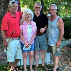 Tim with mom, dad & brother - Family