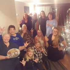 Judy brought Joy oy and comraderie to so many of us! She will be missed by so many. All our love to those who will celebrate her life. We are sorry we can't be at the service but we will go see our Grandkids and I know Judy would be  "All about family time!" - Janet Estes