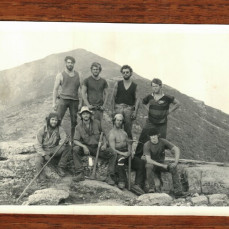 Golden Rock Crews (North & South) at the culmination of 27 wk project Franconia Ridge.  Coordinated by Bobe' & Reuben with USFS, if not AMC Crew.... it would have been paved by contractor bid.... a lasting reminder of the difference one can make to generations to come. - Paul