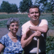 The house in1940 of John & Mildred Wood on E. Broadway in Opportunity, Spokane, WA, where Roger was brought home in November 1934 and where he grew up and lived until he left for the U.S. Navy in 1952. - S.J. & E.J. Wood