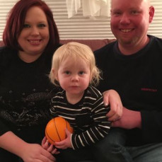 Kelly, Jake and Erik Christmas 2017 - Denise Matson