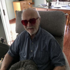 One of my favorite photos of Dad, taken by Mom on Valentines Day 2020.
 - Valerie Siqueira Hill