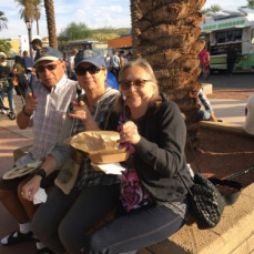 Sandy was one of my favorite girlfriend.  I would come to Palm Springs to see my brother Jack who were neighbors.  So Sandy an I would go out shopping an having fun when I came to visit.  I will miss you so much my dear fellow cat person!   - Jean & Jack