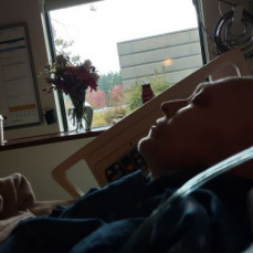 Sandy was so beautiful, peacefully resting, couldn't be a better picture to speak for all the days I spent by her side💖 - Holly Thornton 