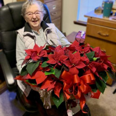 She always loved poinsettias...  :-) - John