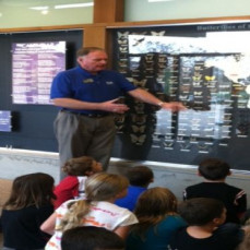 Dean as a youth tour volunteer in 2012.  - Sarah Rummery