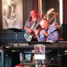 Here are photos of Ken Jolls playing the keyboard with his jazz band in 2023 and 2024! - Erica Fuchs