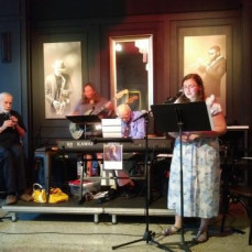 Here are photos of Ken Jolls playing the keyboard with his jazz band in 2023 and 2024! - Erica Fuchs