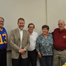 Fun memories with Dennis at his 80th birthday celebration with his family and co-workers from days ar ZALES Jewelers. - Michael Nostwich