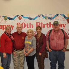 Fun memories with Dennis at his 80th birthday celebration with his family and co-workers from days ar ZALES Jewelers. - Michael Nostwich
