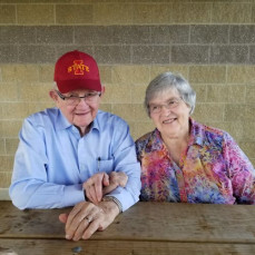 Gene & Betty Picnic Time at Ada Hayden Park Ames, Iowa  - Michelle Earleywine 