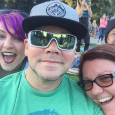 One of the kindest most loving people gone FAR too soon. This will always be one of my most cherished memories. Alone on my birthday, in a state I didn’t even live in yet, just trying to enjoy some music. A stranger in line sparked a conversation with so much enthusiasm and genuinely was curious about my life. When I told him it was my birthday and I was there by myself  he stopped everything, bought me a T-shirt, and told him to come and hang out with his family for the rest of the show! He was such a light and that day, Adam became my first friend in WA with an entire amazing family attached! Love you Brandi, Tay, Kaitlynne, and Rowan! ❤️ thinking of you and sending you light and love! - Ari McGee