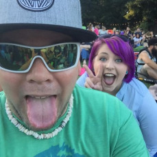 One of the kindest most loving people gone FAR too soon. This will always be one of my most cherished memories. Alone on my birthday, in a state I didn’t even live in yet, just trying to enjoy some music. A stranger in line sparked a conversation with so much enthusiasm and genuinely was curious about my life. When I told him it was my birthday and I was there by myself  he stopped everything, bought me a T-shirt, and told him to come and hang out with his family for the rest of the show! He was such a light and that day, Adam became my first friend in WA with an entire amazing family attached! Love you Brandi, Tay, Kaitlynne, and Rowan! ❤️ thinking of you and sending you light and love! - Ari McGee