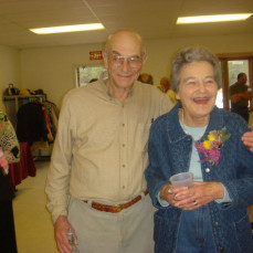 Mom and Dad at her retirement party - Tom Ladwig