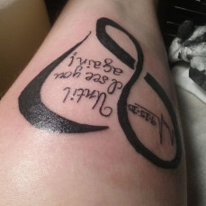 I got this in memory of you. I love you. The girls love you. We miss you every second of every day. Continue to watch over us. I love you Momâ™¡ - Kim Rowe