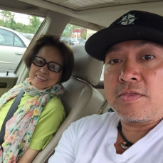 Selfie with mom August 2015 - Rico Reyes