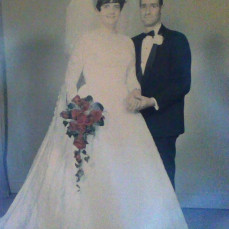 Harland and Lucille, married October 18, 1969. Photograph by Toburen Photography. - Bradley Funeral Home