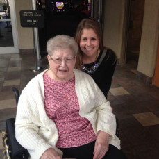 Good times with grandma on our first trip to the casino together! We both won and had a great time. Miss you and love you forever grandma!! - Natalie Aldrich 