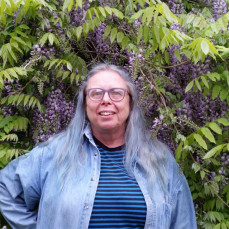 Wendy loved the wisteria in front of her house! - Beth Hutchison