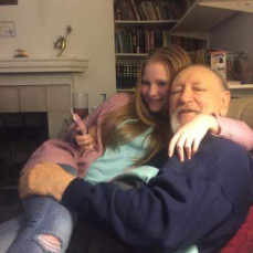 My dad John with his granddaughter Victoria  - Vera Beth Roncelli
