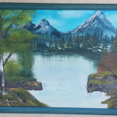 One of Dad's paintings - Beth