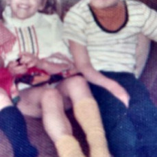 Todd and I from 1975 cousins - Heidi J Zander