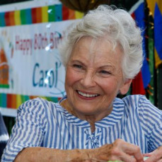 Barbara at Carol LeCato's 80th birthday. - Susan Boyce