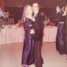Pete and I dancing at our brother Joe's wedding - SUSAN THOMPSON