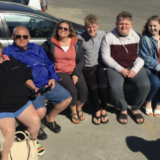Pacific City Beach Trip 2017. So glad you made it over for that visit. Wish I had a picture of just the two of us from that trip, but this is a great picture of all of us together. Love you Dad 💔 - Angelene Luke