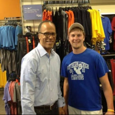 Alex with Lester Holt - Ryan Pope