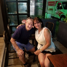 Dinner in Brooklyn before seeing Barbra Streisand at the Barclays Center in July 2018. We had such a wonderful time.  - Darlene