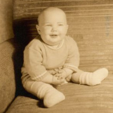 Photo of John as an infant.  - Laura Pfeffer