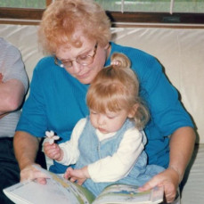 Grandma reading with me when I was young - Jenna Breunig