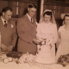 Wedding Day October 14, 1950 - Janell Schroeder