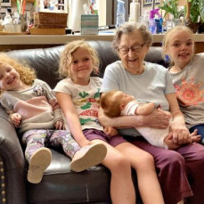 4 of 6 Great Granddaughters...  Caitlin, Ashley, Jolenta, Molly, & Angel. - John