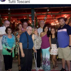 Family dinner the first time we met Katarina's grandparents. Amazing time at Tutti Toscani. Of course Mary Ann could cook better than they could  - Ean Sullivan