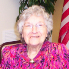 This is a photo of mom at her 90th birthday party. - JoAnn Hermann