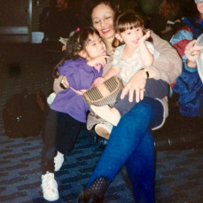 Mariah & Courtney with Grandma 2001 - Courtney Reyes