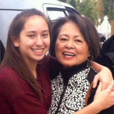 Olivia & Grandma November 2014 - Olivia Reyes